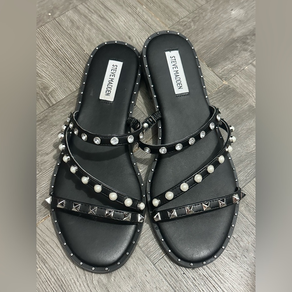 Steve Madden studded goth punk sandals